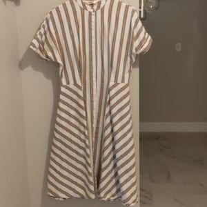 Eshakti striped shirt dress